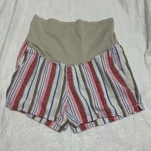 Old Navy Full Panel Linen Blend Shorts